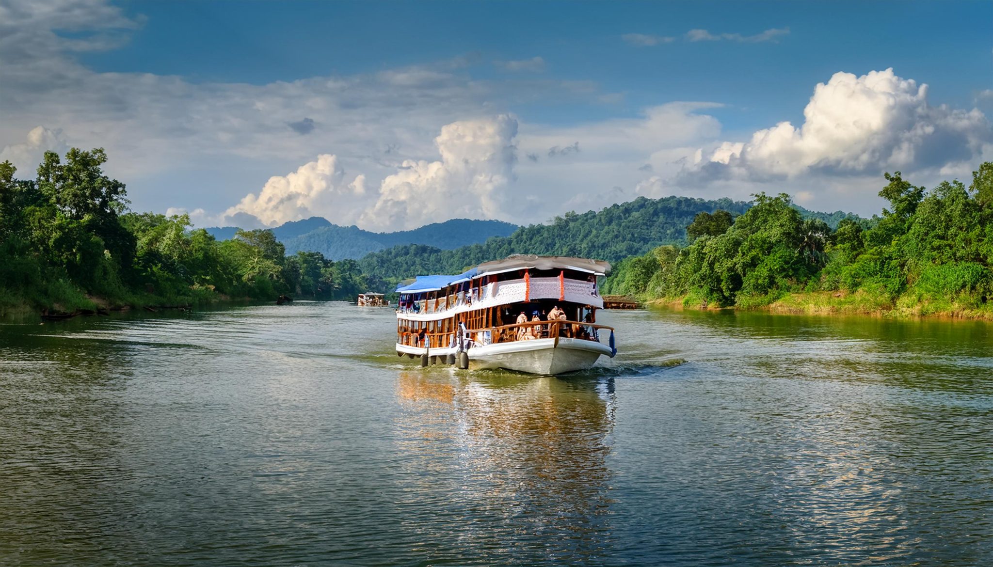 Ping river cruise in thailand photo